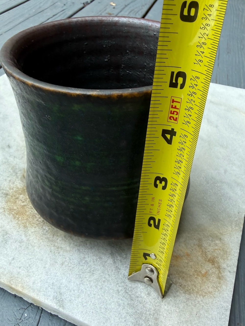 VTG Arabia Finland Francesca Mascitti-Lindh Unique Studio Art Pottery Vase MCM - Picture 4 of 8